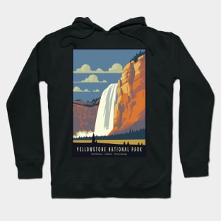 Yellowstone National Park Vintage Poster Hoodie